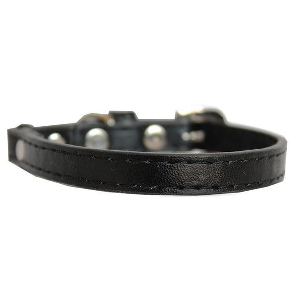 Petpal Premium Plain Cat Safety Collar; Black - Size 10 PE868212
